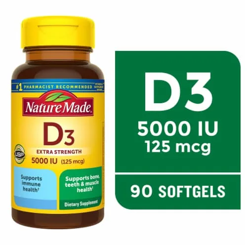 Extra Strength Vitamin D3 Softgels
