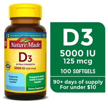 Extra Strength Vitamin D3 Softgels image 2