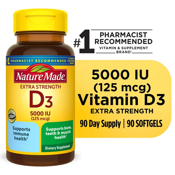 Extra Strength Vitamin D3 Softgels image 3