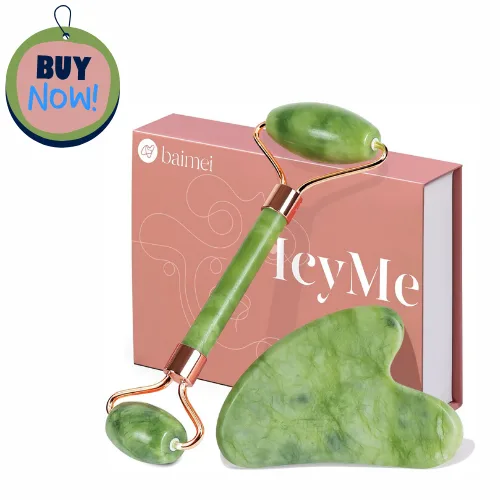 Jade Roller and Gua Sha Set image 3